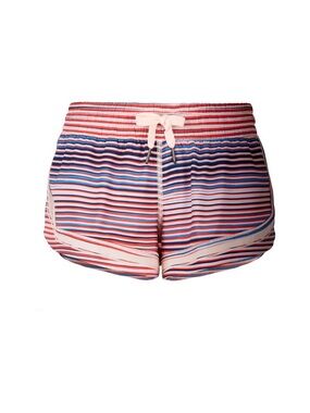 Lululemon Pink and Blue Striped Women's Athletic Shorts